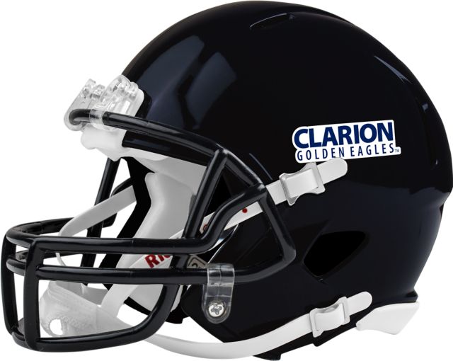 PennWest Clarion Riddell Replica Mini Helmet Clarion Golden Eagles Wordmark - ONLINE ONLY
