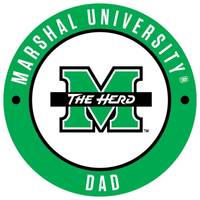Marshall Medium Decal Marshall University The Herd Dad - ONLINE ONLY