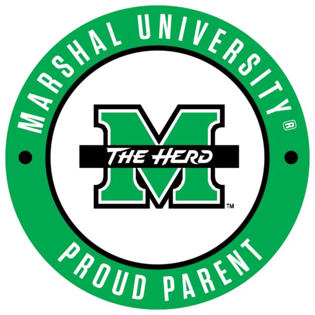 Marshall Medium Decal Marshall University The Herd Proud Parent - ONLINE ONLY