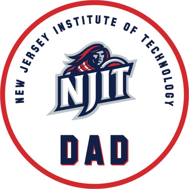 NJIT Medium Decal NJIT DAD Circular Decal - ONLINE ONLY