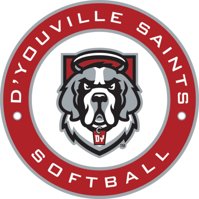 D Youville Medium Decal DYS - Softball