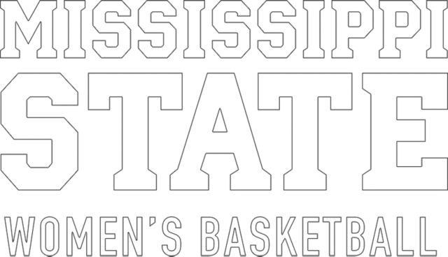 Mississippi State Medium Decal Mississippi State Stacked - Womens Basketball