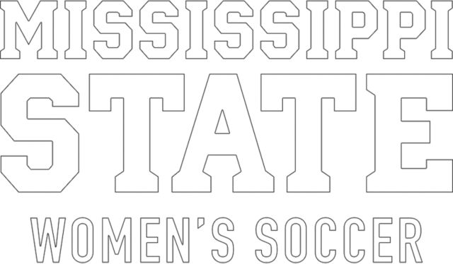 Mississippi State Medium Decal Mississippi State Stacked - Womens Soccer