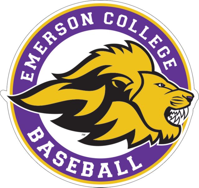 Emerson Medium Decal Emerson College w/ Mascot Baseball - ONLINE ONLY