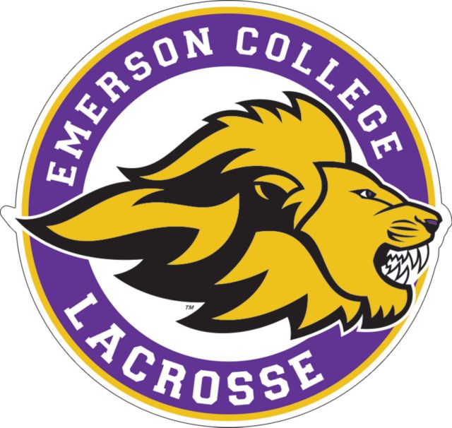 Emerson Medium Decal Emerson College w/ Mascot Lacrosse - ONLINE ONLY