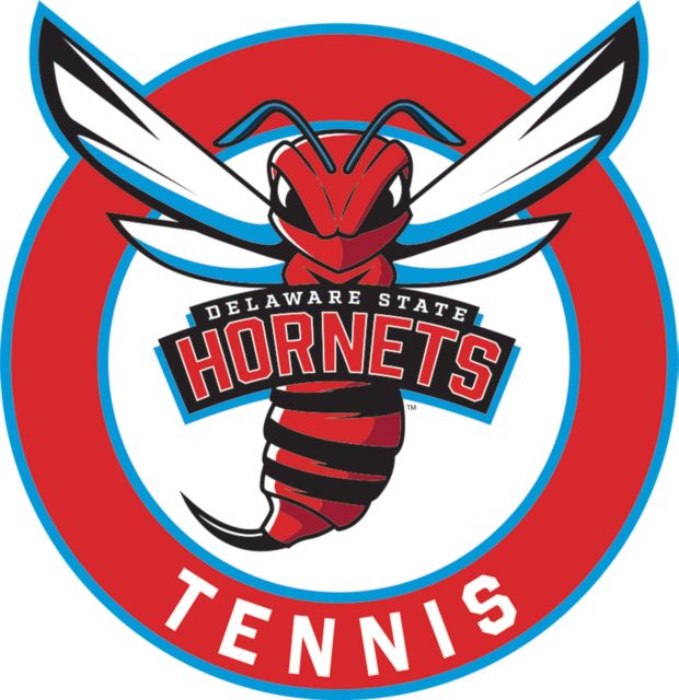 Delaware State Medium Decal Delaware State Tennis - ONLINE ONLY