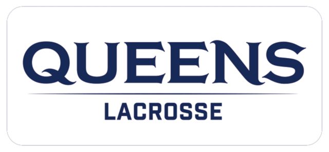 Queens U of Charlotte Medium Decal Queens -  Lacrosse - ONLINE ONLY