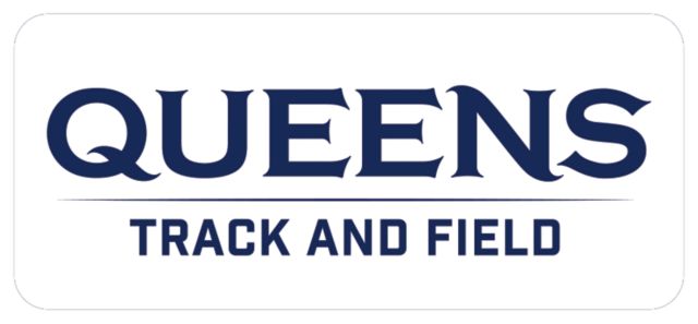 Queens U of Charlotte Medium Decal Queens -  Track and Field - ONLINE ONLY