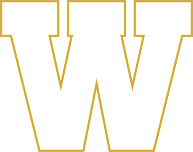 Webb School Medium Decal Webb Vintage W - ONLINE ONLY