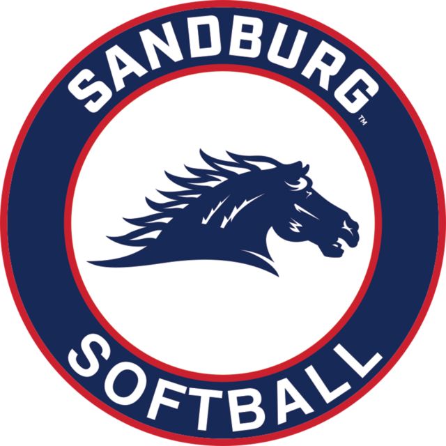Carl Sandburg Medium Decal Softball - Sandburg - ONLINE ONLY