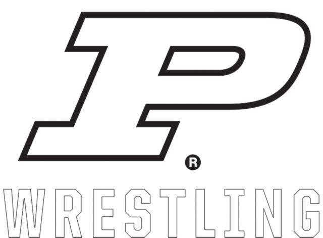 Purdue Medium Decal Purdue P - Wrestling