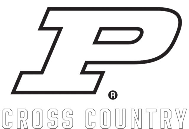 Purdue Medium Decal Purdue P - Cross Country