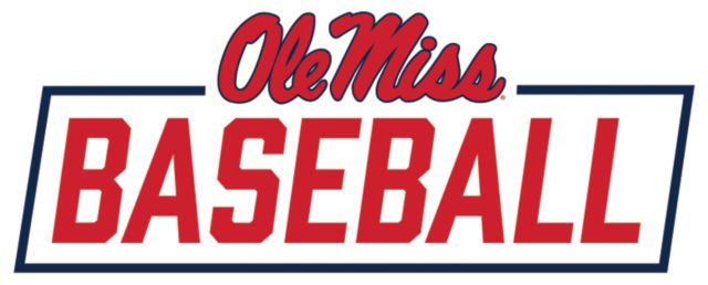 Ole Miss Medium Decal Ole Miss Baseball Bar - ONLINE ONLY