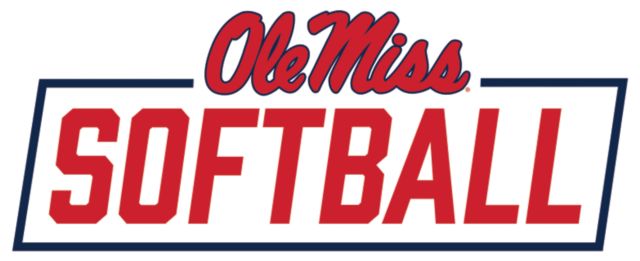 Ole Miss Medium Decal Ole Miss Softball Bar - ONLINE ONLY