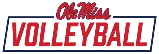 Ole Miss Medium Decal Ole Miss Volleyball Bar - ONLINE ONLY