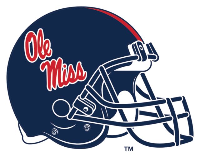 Ole Miss Large Decal Ole Miss Helmet - ONLINE ONLY