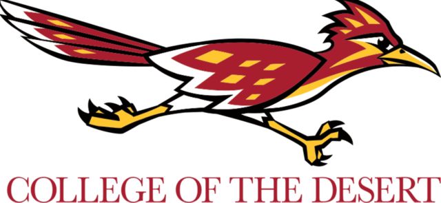 College of the Desert Large Decal College of the Desert with Mascot - ONLINE ONLY