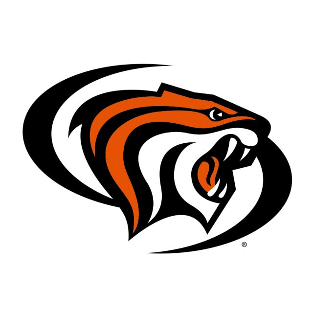 Pacific Tigers Medium Decal Pacific Powercat Primary Mark - ONLINE ONLY
