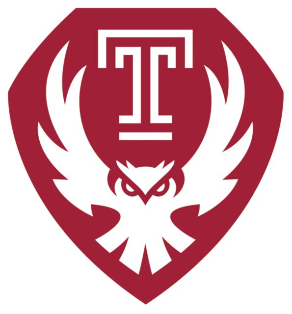 Temple Medium Decal Owl Mark - Temple University - ONLINE ONLY