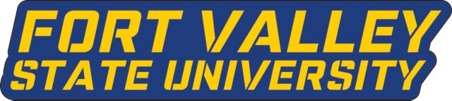 Fort Valley State Large Decal Wordmark - ONLINE ONLY