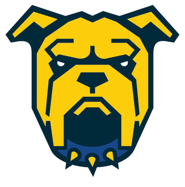 Allan Hancock Medium Decal Allan Hancock College Bulldogs Mascot Head - ONLINE ONLY