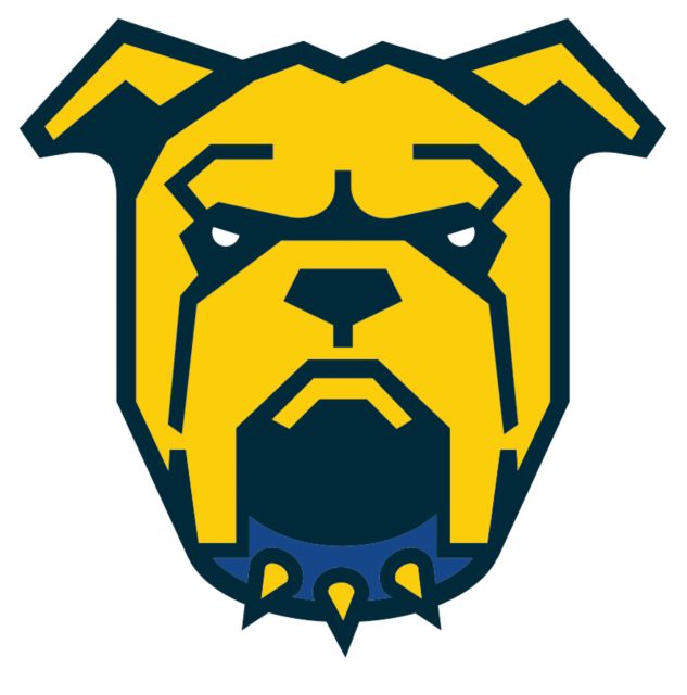 Allan Hancock Large Decal Allan Hancock College Bulldogs Mascot Head - ONLINE ONLY