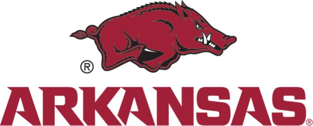 Arkansas Medium Decal Arkansas Wordmark w/ Big Red