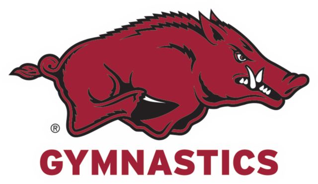 Arkansas Medium Decal Arkansas - Gymnastics