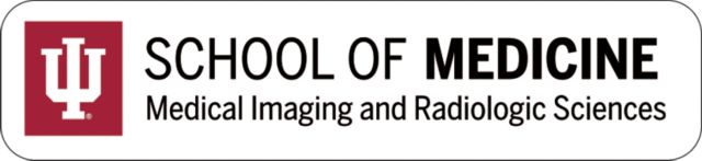 Indiana Medium Decal IU Fort Wayne Medical Imaging and Radiologic Sciences Horizontal - ONLINE ONLY