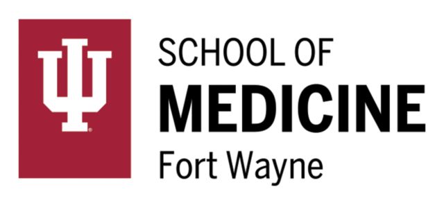 Indiana Medium Decal IU Fort Wayne School of Medicine Horizontal - ONLINE ONLY
