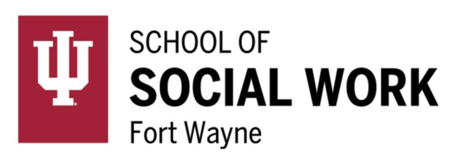 Indiana Medium Decal IU Fort Wayne School of Social Work Horizontal - ONLINE ONLY