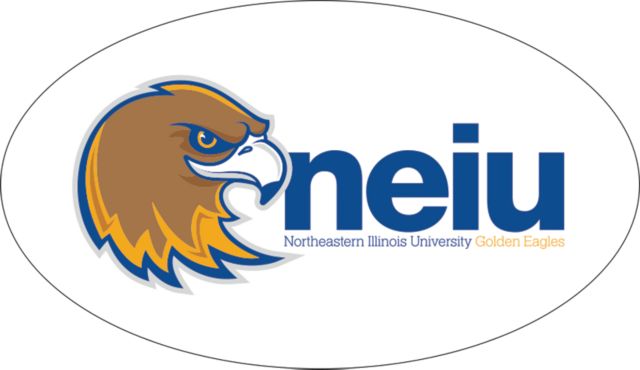 Northeastern Illinois Medium Decal Mascot neiu - ONLINE ONLY