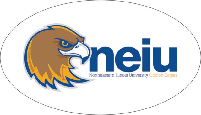 Northeastern Illinois Large Decal Mascot neiu - ONLINE ONLY