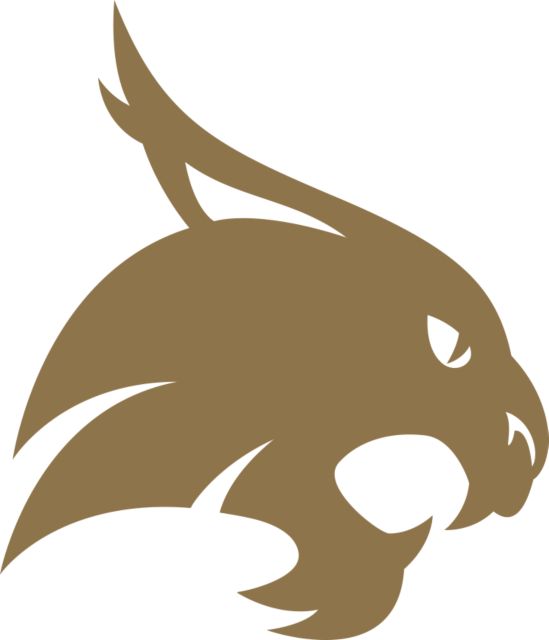 Texas State Medium Decal Bobcat Logo - ONLINE ONLY