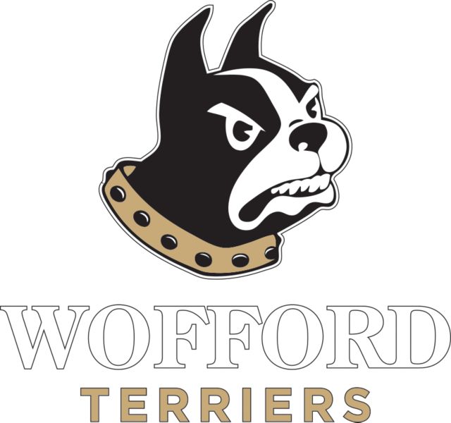 Wofford Medium Decal Wofford Terriers w/ Terrier - ONLINE ONLY