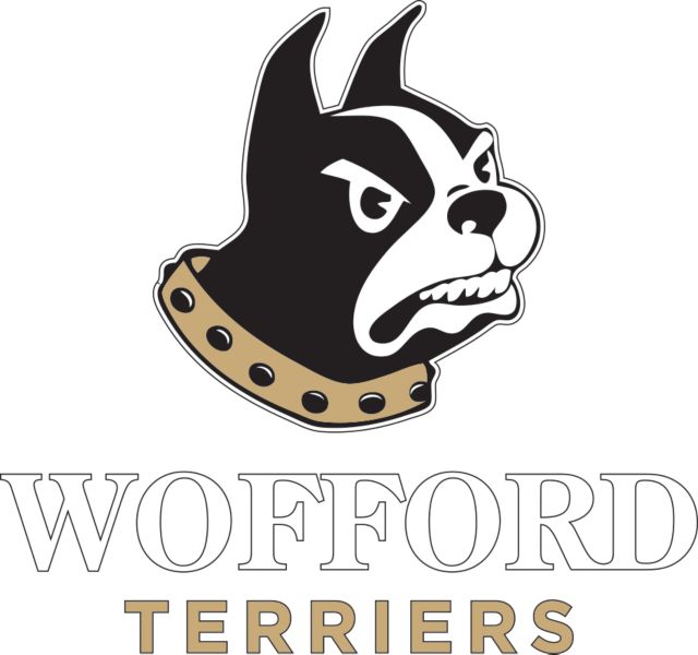 Wofford Large Decal Wofford Terriers w/ Terrier - ONLINE ONLY