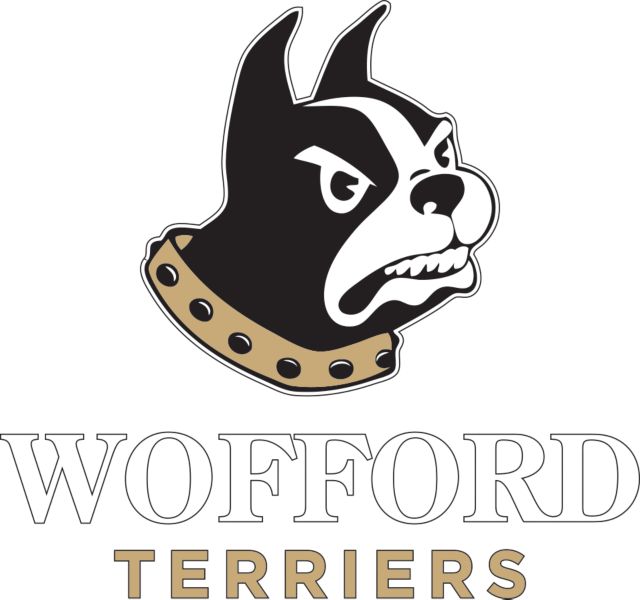 Wofford Extra Large Decal Wofford Terriers w/ Terrier - ONLINE ONLY