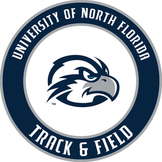 North Florida Medium Decal Ospreys Track and Field - ONLINE ONLY
