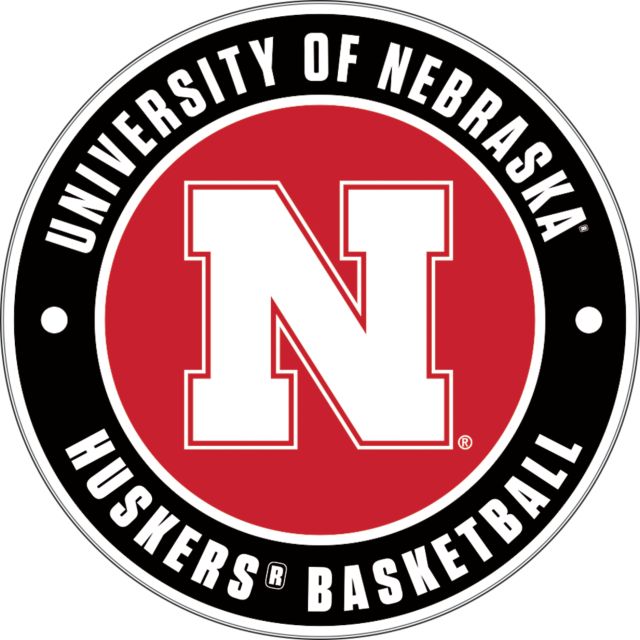 Nebraska Medium Decal Huskers Basketball - ONLINE ONLY