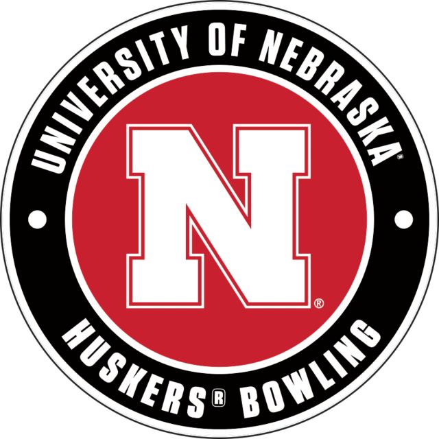 Nebraska Medium Decal Huskers Bowling - ONLINE ONLY