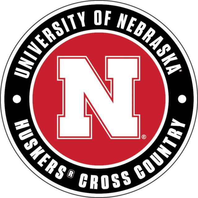 Nebraska Medium Decal Huskers Cross Country - ONLINE ONLY