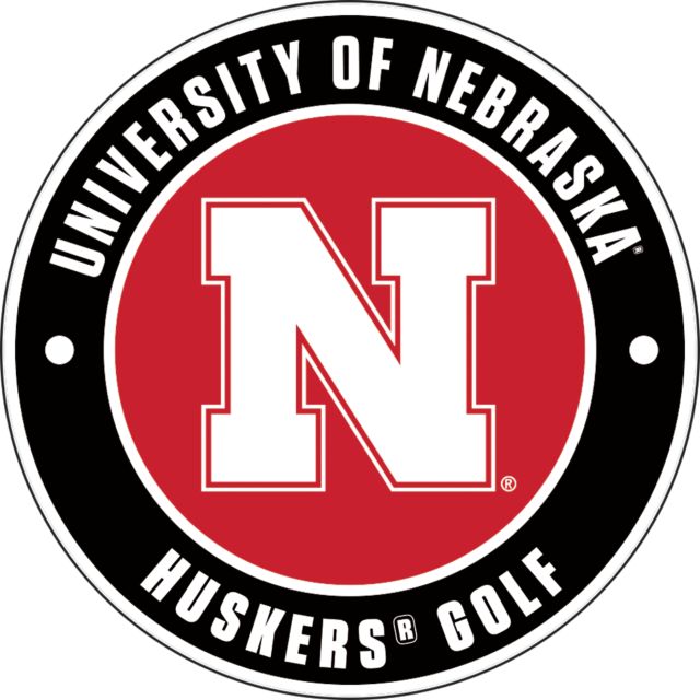 Nebraska Medium Decal Huskers Golf - ONLINE ONLY