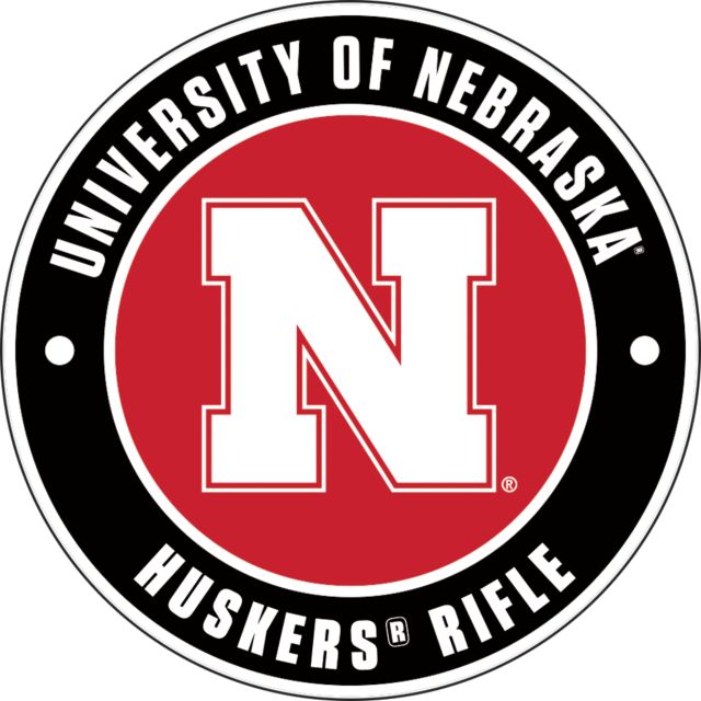 Nebraska Medium Decal Huskers Rifle - ONLINE ONLY