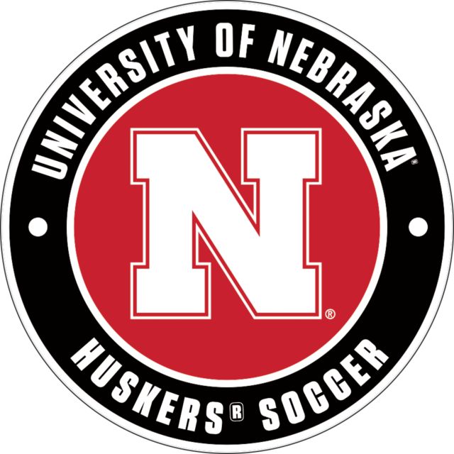 Nebraska Medium Decal Huskers Soccer - ONLINE ONLY