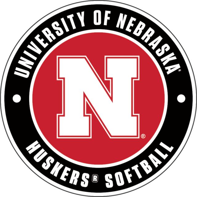 Nebraska Medium Decal Huskers Softball - ONLINE ONLY