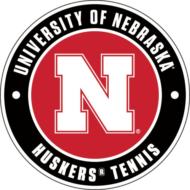Nebraska Medium Decal Huskers Tennis - ONLINE ONLY