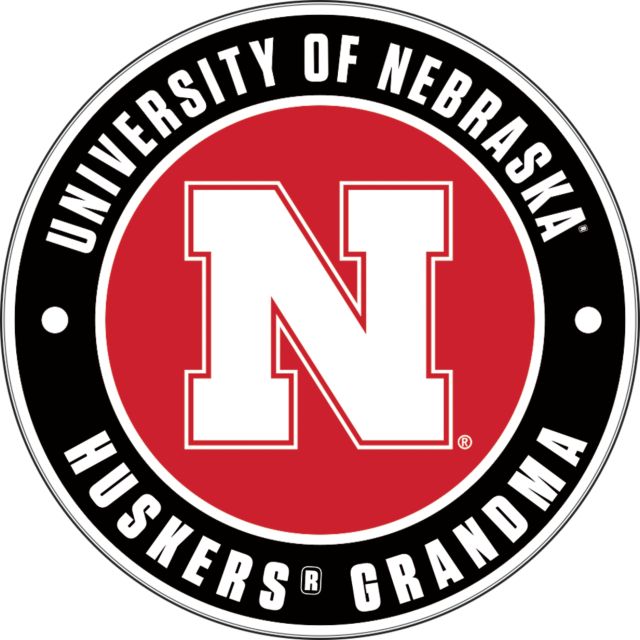 Nebraska Medium Decal Huskers Grandma - ONLINE ONLY