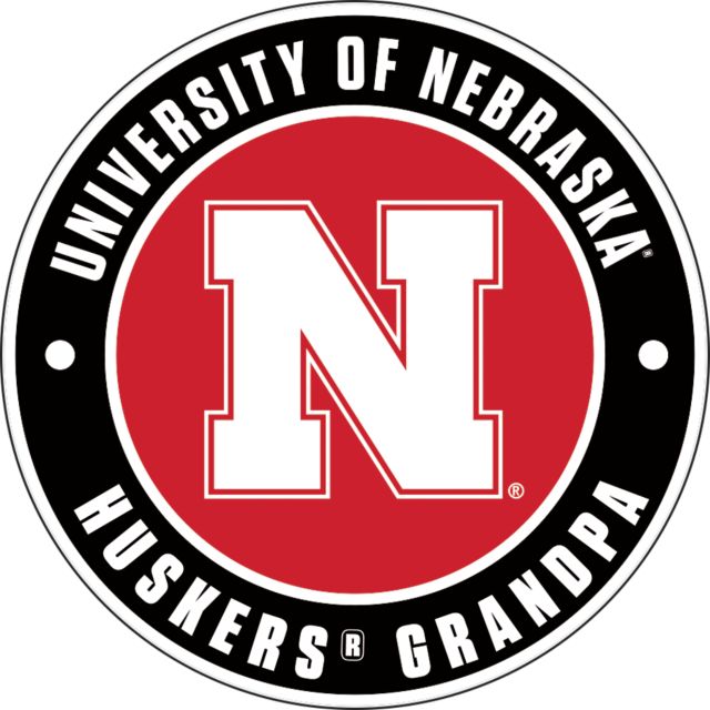 Nebraska Medium Decal Huskers Grandpa - ONLINE ONLY