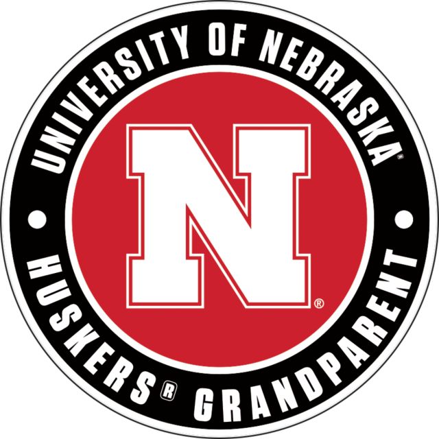 Nebraska Medium Decal Huskers Grandparent - ONLINE ONLY