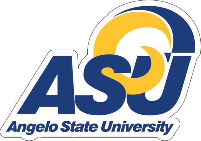 Angelo State Medium Decal Primary Mark - ONLINE ONLY
